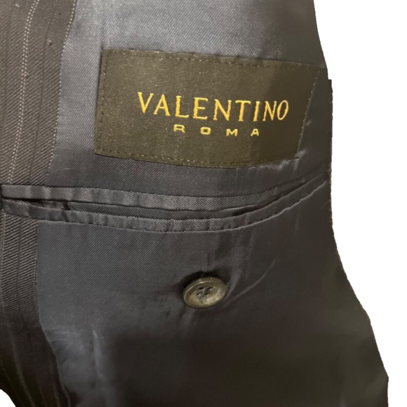 Valentino classic blazer virgen wool navy - Picture 4 of 5